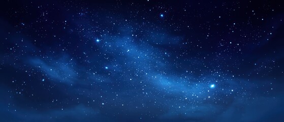 Night sky full of stars and nebulae celestial body background