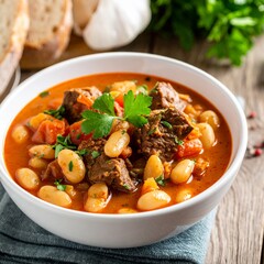 Weisse Bohnen mit Rindfleisch