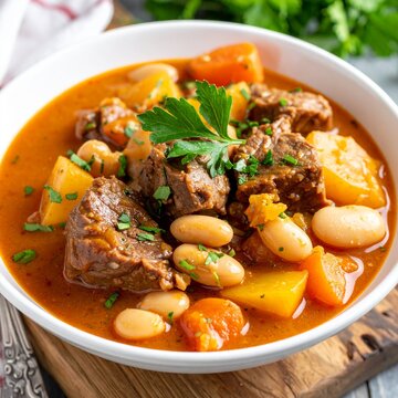 Weisse Bohnen mit Rindfleisch