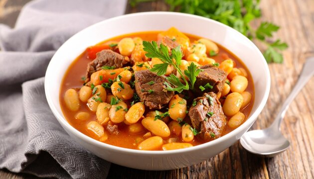 Weisse Bohnen mit Rindfleisch