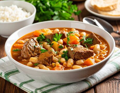 Weisse Bohnen mit Rindfleisch