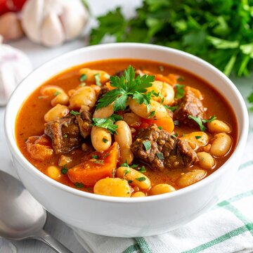 Weisse Bohnen mit Rindfleisch