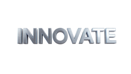 Innovate Metallic Text
