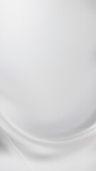 Elegant White Silk Wave Abstract Background