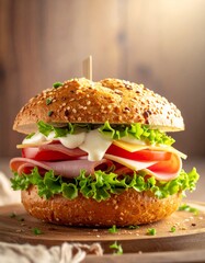 K&auml;se Schinken Sandwich