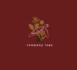 Turtle Logo Design &ndash; Minimal Sea Turtle Icon for Nature, Eco & Animal Branding