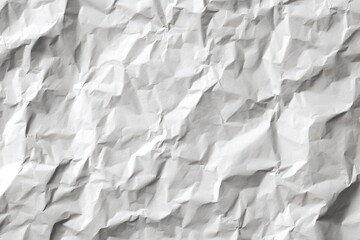 Obraz premium Top-down view of a white paper sheet with folds and empty space for messaging