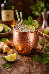 An irish mule alcoholic drink