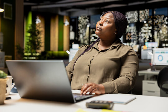 General director reflects on a problem late at night after hours, methodical planning and creative imagination to guide her toward a decision that balances rationality with innovation.