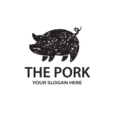 illustration of pig isolated on white background