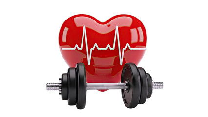 Heart Health and Fitness Symbol