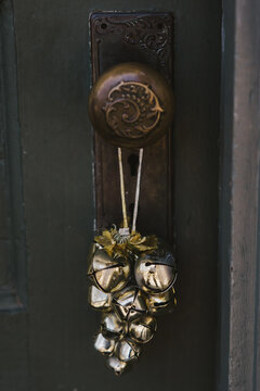 Wedding Bells on Door Handle