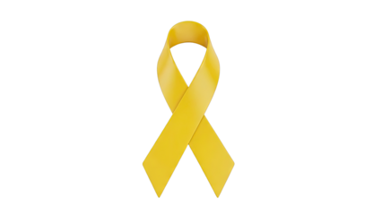 Yellow Ribbon Awareness Symbol