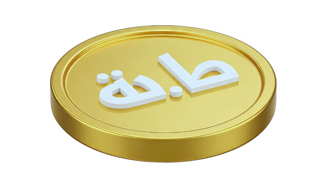 Gold Coin with Arabic Script