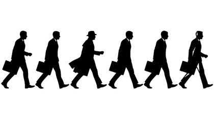 Busy Businessperson Hurrying Urban