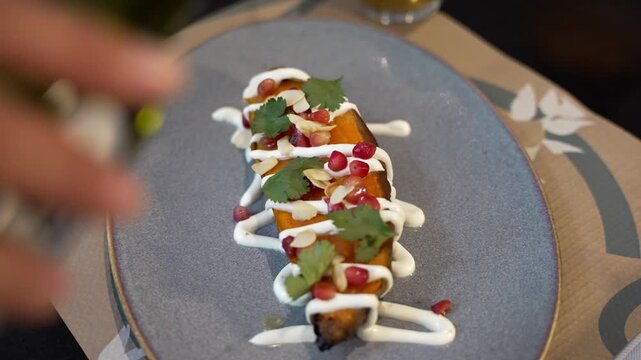 Fresh Sweet Potatoes On Wooden Surface