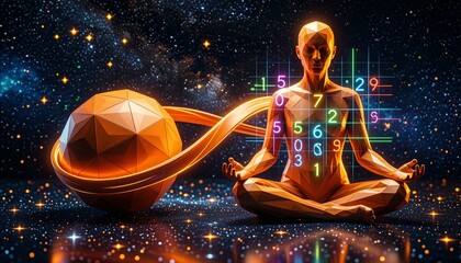 Cosmic Harmony of Math and Meditation