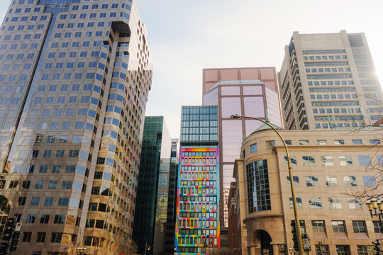 Toronto cityscape on sunny day, Canada 