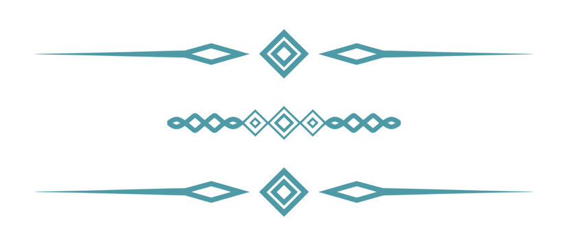 Divider line green horizontal vector isolated, simple element for separating text paragraphs, graphic ornament, or illustration, minimal frame design,