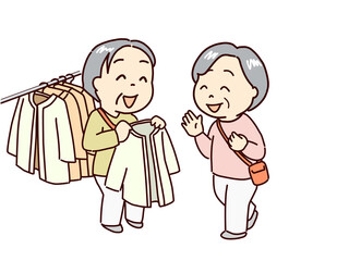 ショッピングを楽しむ