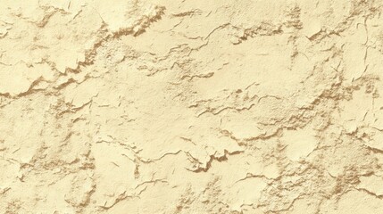 Obraz premium Textured beige wall with cracks and rough surface patterns.