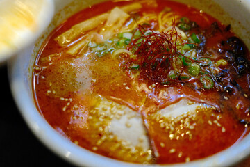 Steaming Hot Bowl of Traditional Japanese Ramen
