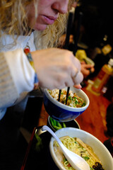 Steaming Hot Bowl of Traditional Japanese Ramen