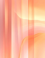 Abstract vertical background with flowing translucent shapes and warm orange, peach and soft pink gradients. Modern, minimal and brand friendly design ideal for creative, wellness, lifestyle, future.