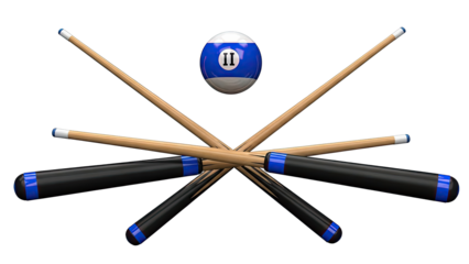 Billiard Cues and the Number 2 Ball