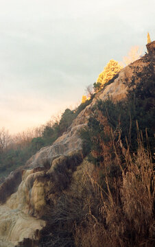Morning light over the hill