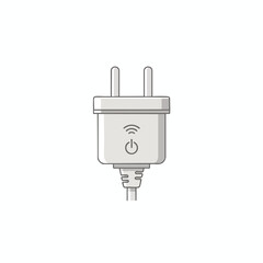 Obraz premium Smart Power Adapter Illustration