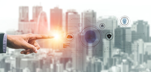 Biometric identity system using fingerprint and facial recognition to secure cloud access, protect sensitive data, and authenticate users in digital platforms Vouch