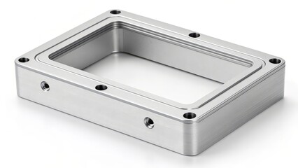 Machined Aluminum Rectangular Mechanical Housing Frame