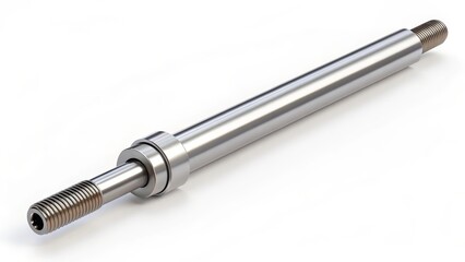 Polished Steel Mechanical Actuator Rod with Bearing Component