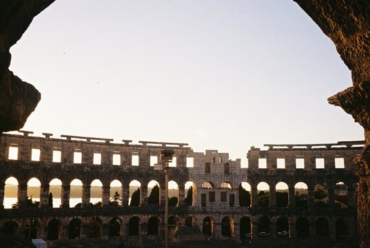 Golden Hour at Pula Arena 