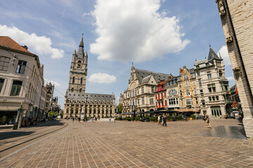 Vibrant Square Mechelen With Historic