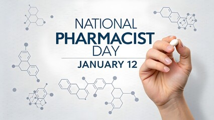 Celebrating National Pharmacist Day Hand holding medication, symbolizing vital healthcare dedication