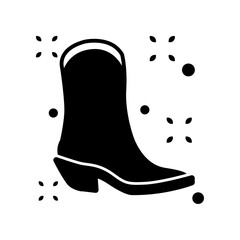 Boot icon design template