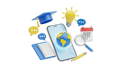 Online Education and Learning Concepts