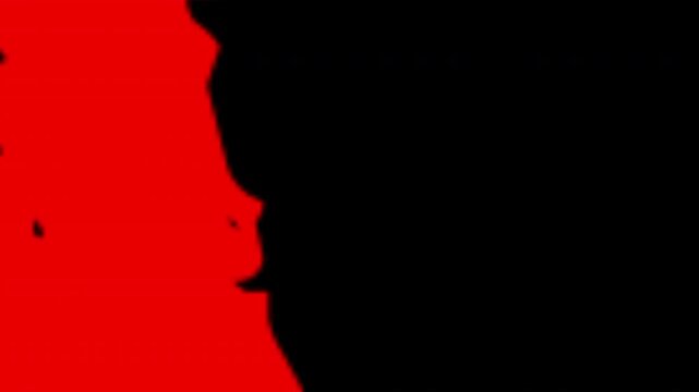 Animated red fail grunge stamp animation