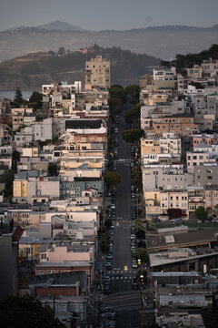 Steep street in San Francisco