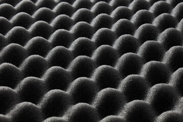 Grey foam structure under daylight