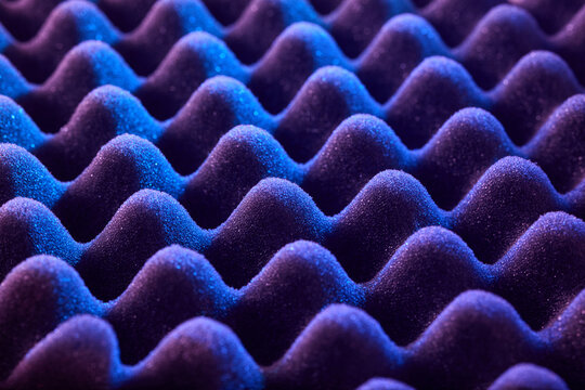 Purple foam texture with blue light