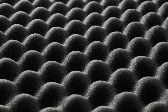 Grey foam structure under daylight