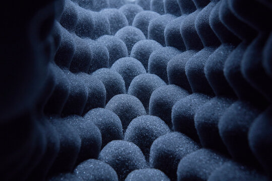 Foam cavern structure with soft shadows