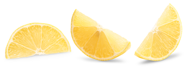 Lemon isolated on white background. Set or collection