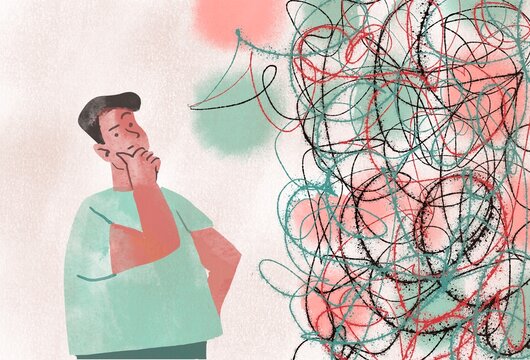 Concept of choosing the right direction when clarity is missing.