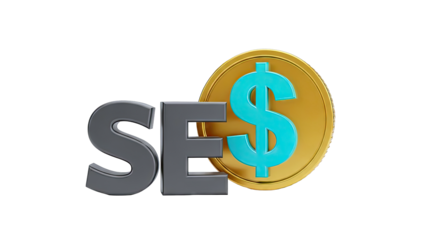 SEO and Money Symbol