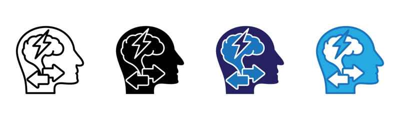 Behavior Icon Multi Style Vector Illustration