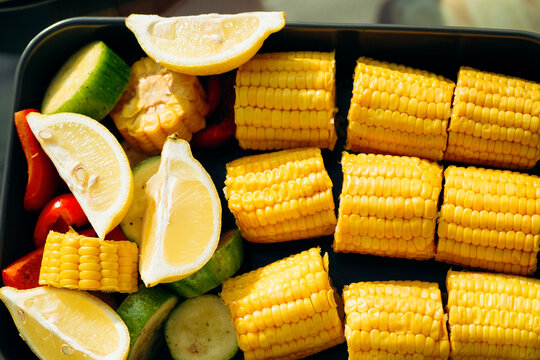 Vegetables in protvin
